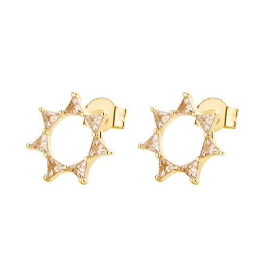 Earrings Rosato Woman Vittoria in Silver Cubic Zirconia RZVT24 - RZVT24